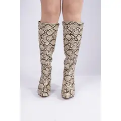 GENERICO - BOTAS LARGAS ANIMAL PRINT MUJER DMELLSHOES_.
