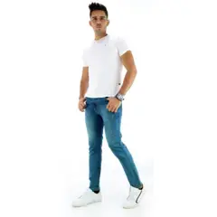 GENERICO - PANTALON JEAN RAZGADO PARA HOMBRE