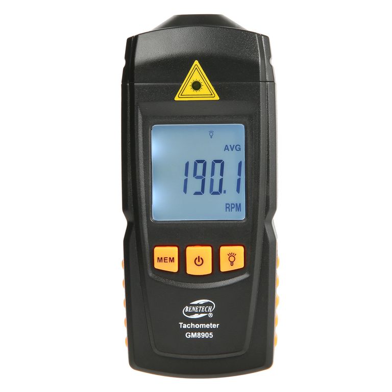 Tacómetro Digital Láser Sin Contacto Medidor de RPM - GM8905
