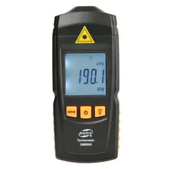 BENETECH - Tacómetro Digital Láser Sin Contacto Medidor de RPM - GM8905
