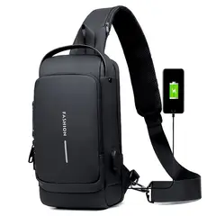 GENERICO - Bandolera de hombro perchero antirrobo Morral impermeable