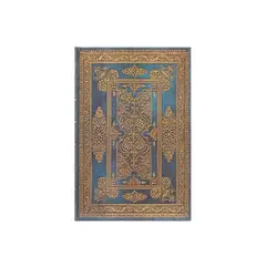 PAPERBLANKS - LIBRETA TAPA DURA MINI RAYADA BLUE LUXE