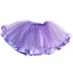 GENERICO - Tutú doble capa de ballet con brillos