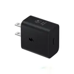 SAMSUNG - Cargador 25W USB C Sin Cable Negro - Original