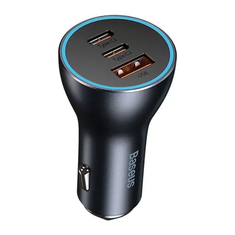 Cargador Auto Iphone Android Usb C Carga Rapida 65W