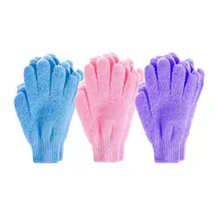 FLOWER SECRET - Guante Exfoliante De Baño 3 Unidades Multicolor