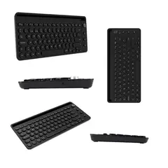 TEROS - Teclado Inalambrico TE-4064 80 Teclas 2.4GHZ Bluetooth 3.0 y 5.2