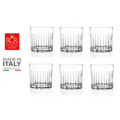 RCR - Set de Vasos Cristal X 06 piezas 31 cl.- Hecho en Italia
