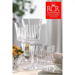 RCR - Copas de Cristal x 6 Piezas VINO 23 CL - Hecho en Italia