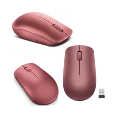 LENOVO - Mouse Inalambrico 530 Ambidextro 1200 DPI Color Rojo Cereza.