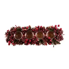 GENERICO - Centro de Mesa 43cm Largo 4vela