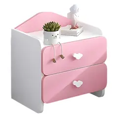 GENERICO - Velador Mesa De Noche Infantil Armado Belinda Bicolor - Gaudi