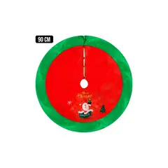 GENERICO - Alfombra Tapete para Árbol de Navidad 90 cm