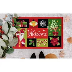 GENERICO - Limpiapiés Navideño 76x44cm