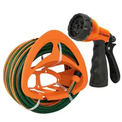 TRUPER - Manguera de Riego 20 Metros + Pistola de riego + Porta manguera