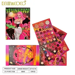 GENERICO - PALETA DE SOMBRAS PARA OJOS 4 CUERPOS - VAMPIRA HALLOWEEN