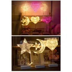 GENERICO - Lámpara Adorno Led decoración Navidad Año Nuevo Hogar Mesa Habitación