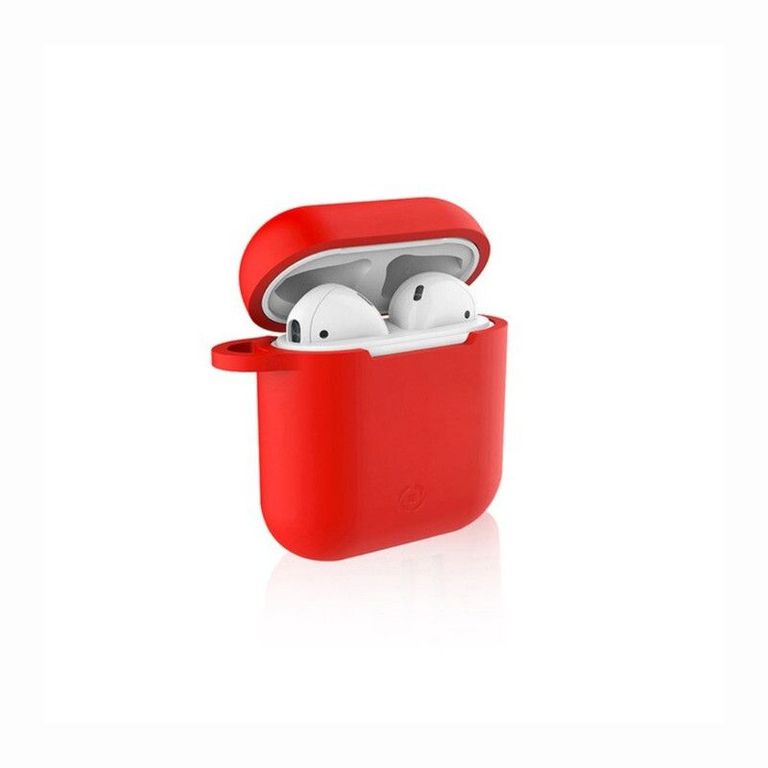 Case de Silicona Para Airpods 1era y 2da Gen - Rojo
