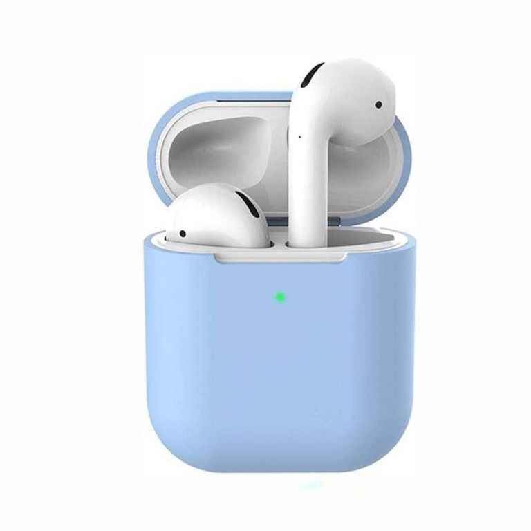 Case de Silicona Para Airpods 1era y 2da Gen - Celeste