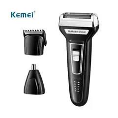 KEMEI - Afeitadora Cortadora 3 En 1 Multifunción Km-6559