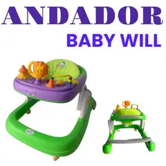 GENERICO - Andador Caminador Will con Diseños Para Bebé Verde
