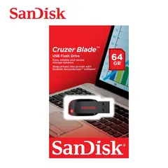 SANDISK - Memoria USB Cruzer 64GB CZ50 Negro