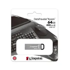 KINGSTON - Memoria USB DTKN 64GB 200Mbs