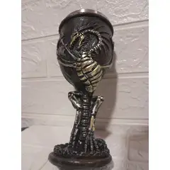 GENERICO - Copa Vino Termica Acero Tematica Medieval 3D Dragones Games Of Trones