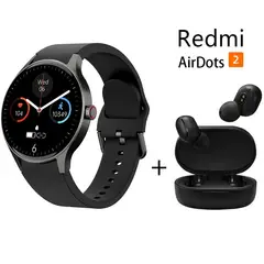 XIAOMI - Reloj Inteligente Deportivo + Redmi AirDots 2 Combo - Negro