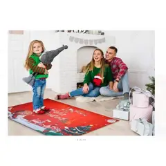 GENERICO - Alfombra Navideña GRANDE DE CALIDAD DECORATIVOs