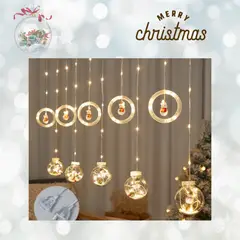 GENERICO - GUIRNALDA DE LUCES LED COLOR CALIDO PARA DECORACION NAVIDEÑA