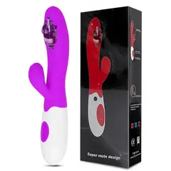 OEM - Consolador de Punto G para Mujer Vibrador de Conejo Doble Vibración