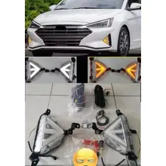 GENERICO - FAROS NEBLINEROS LED HYUNDAI ELANTRA 2019 2020