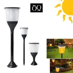OEM - Antorcha 3 modos Luz Blanca y Amarilla tipo Estaca para Jardin