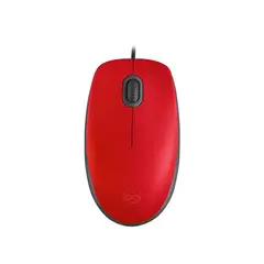 LOGITECH - Mouse Optico Silencioso M110 Rojo