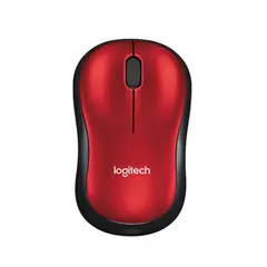 LOGITECH - Mouse Optico M185 Rojo