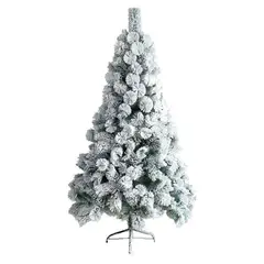 GENERICO - Arbol de Navidad Verde Nevado 1.80cm (americano) - 2025 E-180