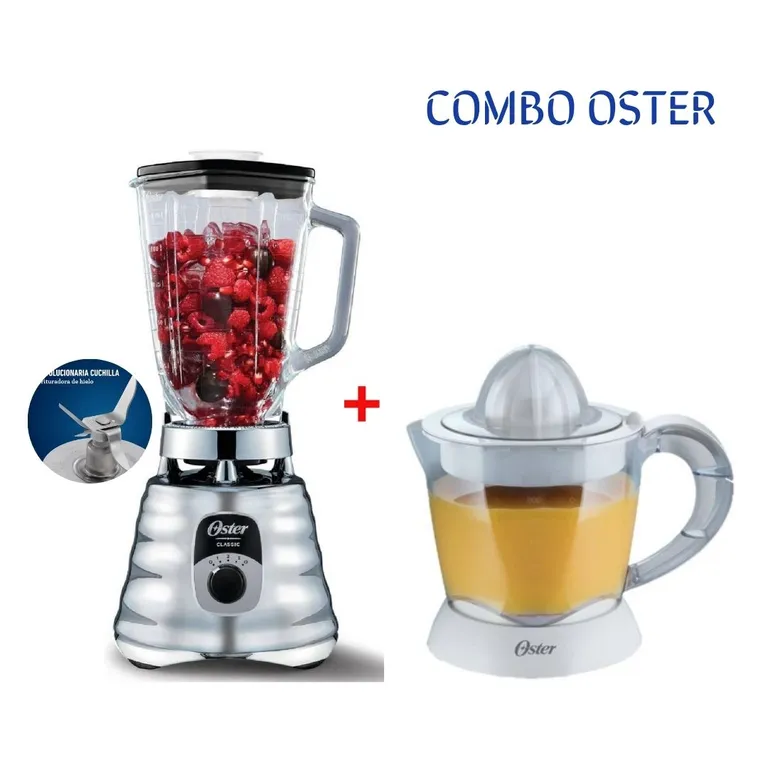 COMBO Licuadora 3 Velocidades 700W + Exprimidor de Cítricos 1L