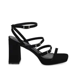 GOTTA - Sandalia Taco Negra Mujer 45901
