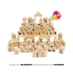 GENERICO - Bloques de Madera de Construcción Alfanuméricos