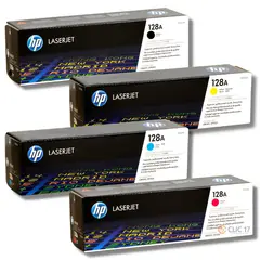 HP - Kit Toner 128A Cyan Magenta Amarillo Negro - Pack