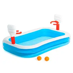 BESTWAY - PISCINA INFLABLE CON JUEGO DE BASQUET -