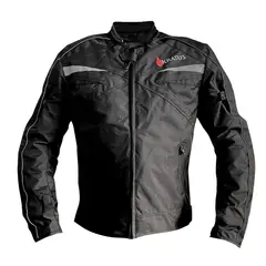GENERICO - CASACA PARA MOTO KRATOZ IMPERMEABLE CON FORRO NEGRO TALLA L