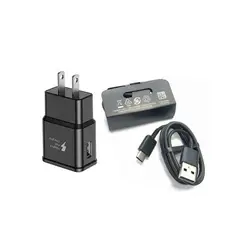 SAMSUNG - Cargador 15W Fast Charger 20A Cable Tipo-C - Negro