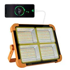 SEISA - Lampara Luz Solar Led - Alta Potencia - Tipo C Y Power Bank
