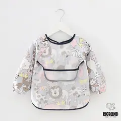 LUCALAND - Babero delantal impermeable leoncitos