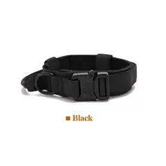 GENERICO - Collar ajustable para perro Negro Talla L