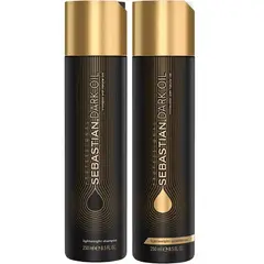 SEBASTIAN - Shampoo 250ml + Acondicionador Dark Oil