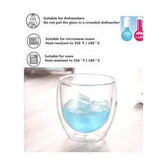 GENERICO - Vaso de doble fondo para Espresso 100 ml