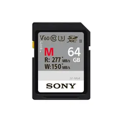 SONY - Tarjeta de memoria SD UHS-II serie SF-M64